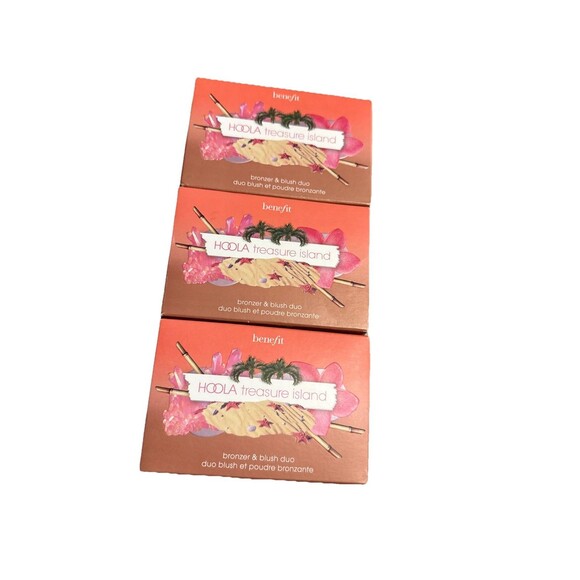 BENEFIT COSMETICS HOOLA Treasure Island BRONZER & BLUSH DUO: New! 3 Available - Picture 4 of 5